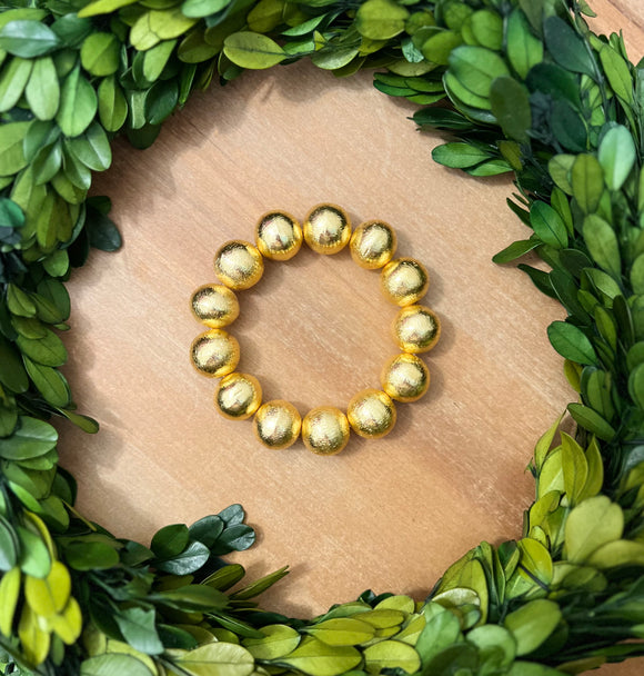 Brushed Gold Bracelet- 16mm