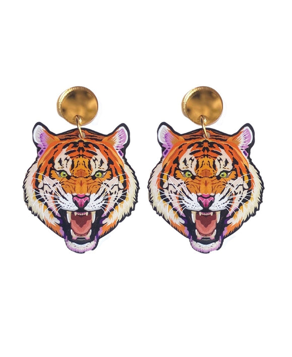 Clemson Tigers Earrings - Preorder (2 weeks)