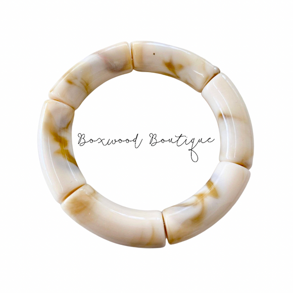 Latte Acrylic Bangle